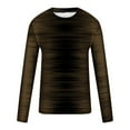 thumbnail image 5 of Qepwsc Mens Casual Shirts Crewneck Long Sleeve Sweatshirt Fashion Gradient Pullover Work Tops Basic Tees Shirts Trendy Winter Fall Outfits Clothes 2025 Loose Fits Outerwear, 5 of 5