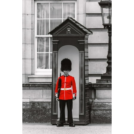 Canvas Print Places Of Interest England Grenadier Guards London Stretched Canvas 10 x (Best Places To Go In London England)