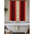 thumbnail image 4 of Dark Red Yellow Ombre Living Room Curtains 2 Panel, Farmhouse Modern Gradient Art Cafe Window Treatment, Extra Long Farmhouse Bedroom Bathroom Kitchen Curtains Drapes 104"x72", 4 of 6