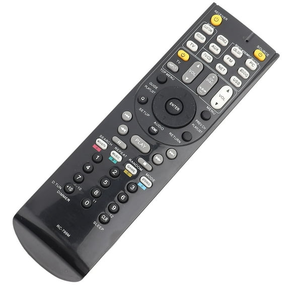 New RC 799M Replacement Remote Control Fit for Audio Video Receiver, No Programming Direct Use, Dedicated Replacement Remote Control