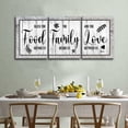 thumbnail image 2 of kitchen Wall Art for Dining Room Decor Signs,Canvas Prints Kitchen Wall Decoration Sign,Rustic Farmhouse Home Living Room for Bedroom Wall Decor Artwork (White-Food, 12 X 15 X 3), 2 of 6