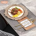 thumbnail image 4 of 24pcs Set Charger Plates Plastic Chargers for Dinner Plate Tableware Decoration, 4 of 24