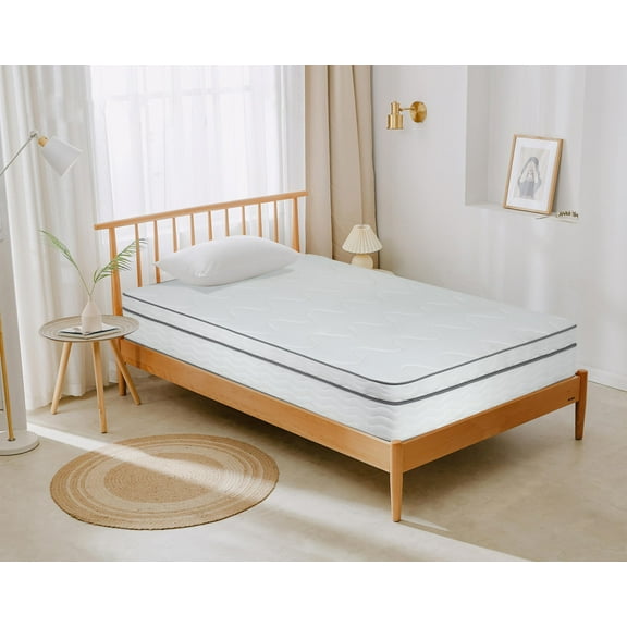 YRLLENSDAN 12 Inch Twin Mattress Double Mattress Twin Bed Mattress Twin Size Mattresses with Innerspring Twin Memory Foam Mattress Medium Firm CertiPUR-US Certified Twin Mattress in a Box