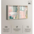 thumbnail image 2 of Pastel Boho Minimalist Pair Set Shadowbox Blue Wall Art by Art Remedy, Blonde Frame, 36 x 54, 2 of 6