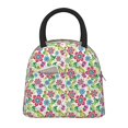thumbnail image 1 of Fotbe Vector Mexican Otomi Style Bright Bolsa de Almuerzo con Estampado, Lonchera Aislada, Contenedor de Comida Reutilizable Tipo Cooler a Prueba de Fugas, 1 of 6