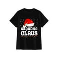 thumbnail image 3 of OdeJous Funny Grandpa Claus Graphic Christmas Men Women Graphic T-Shirt Funny Clothing Black 3XL, 3 of 6