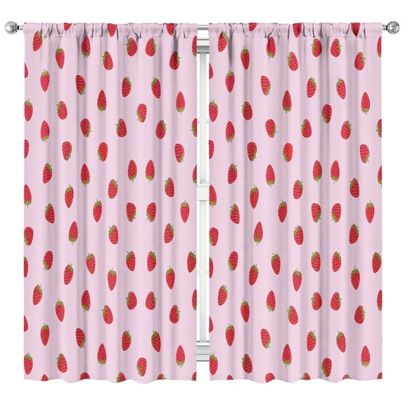 Nursery Curtains Boys Girls Kids 2283-36x72in Print Pattern Window Drapes for Living Bedroom Playroom Room Decor Rod Pocket 42x84 Inch 2 Panels