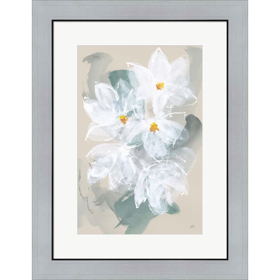 Great Art Now Narcissus I by Chris Paschke, Framed Wall Art, 20.25W x 26.25H