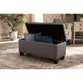 thumbnail image 5 of Baxton Studio Fera Modern and Contemporary Gray Fabric Upholstered Storage Ottoman, 5 of 5