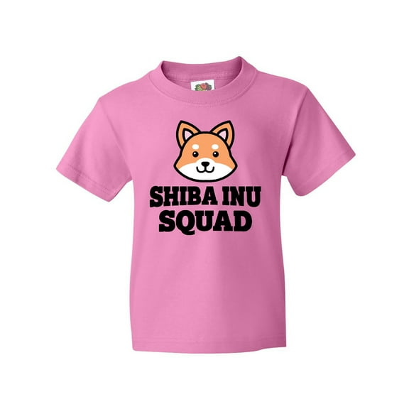Inktastic Dog Shiba Inu Squad Youth T-Shirt
