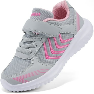 Ecetana Toddler Boys Girls Sneakers Kids Lightweight Breathable Tennis Walking Shoes