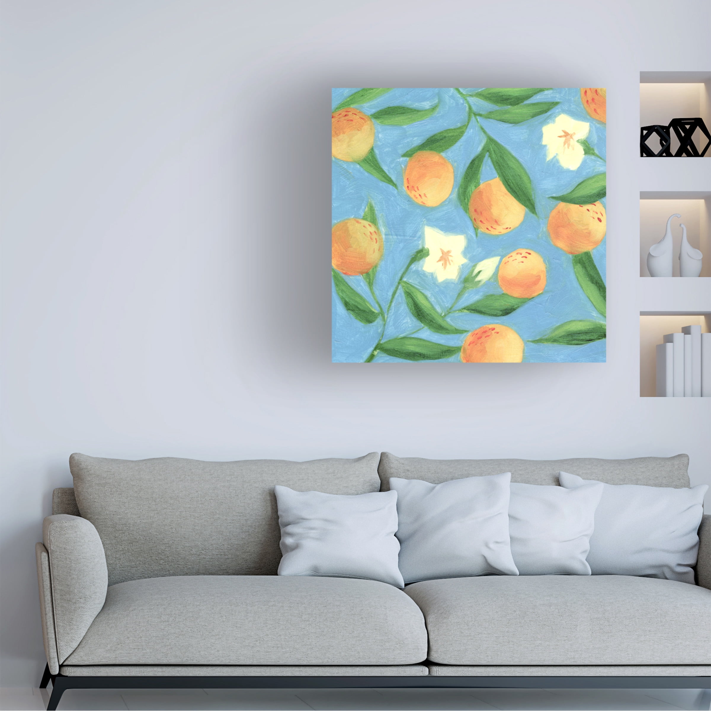 Melissa Wang 'Sweet Tangerine I' Canvas Art
