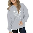 thumbnail image 2 of Posijego Kids Hoodies Girls Boys Printed Hooded Sweatshirt with Pocket Graphic Long Sleeve Pullover Tops, 2 of 5
