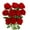 Red, variant on 17" Artificial Plastic Red Rose, by Coolmade