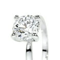 thumbnail image 3 of Bella Jewel Wedding Ring - Round Cut Brilliant 1.9 Ct Diamond Ring For Women's - 14K White Gold Plated Ring for Her - Solitaire Diamond Ring for Women's - Simple Stone Diamond Ring for Women's, 3 of 3