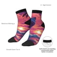 thumbnail image 6 of Rocae Hawaiian Island Beach Shark for Premium Adult Socks,Comfortable, Breathable, and Durable Socks, Perfect for Everyday Wear, 6 of 7