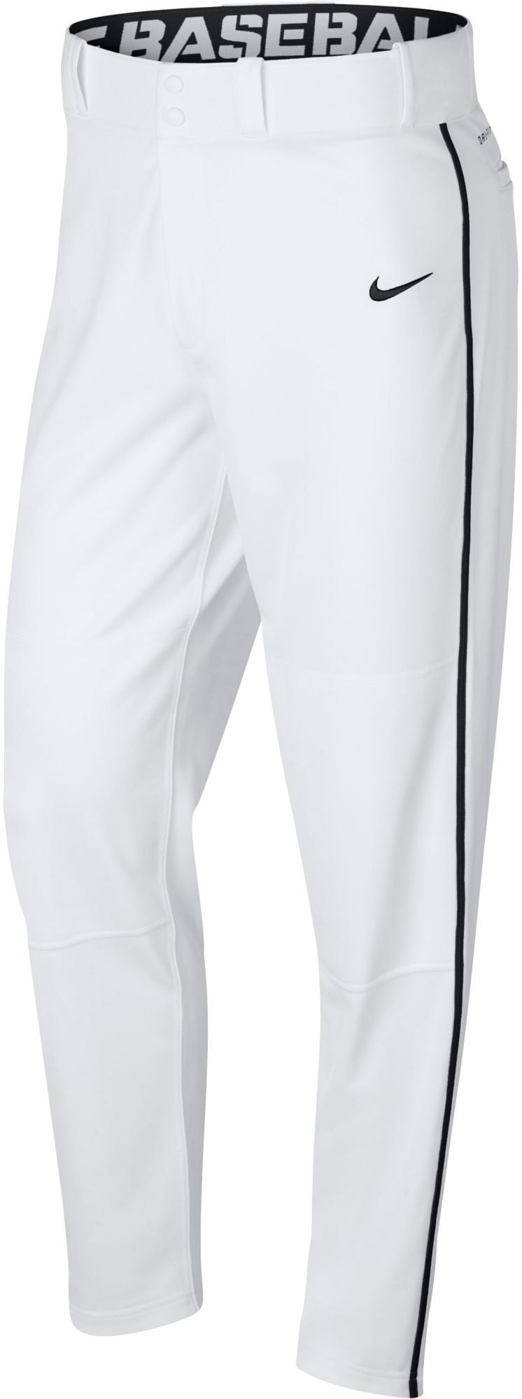 Nike Men's Swoosh Piped Dri-FIT Baseball Pants, White ...