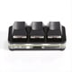 thumbnail image 2 of Mini Teclado Personalizado de 3 Teclas Copiar Pegar Cortar Seleccionar Ingresar Ctrl CV para Programador Audio Juego Acceso Directo Teclado Negro, 2 of 8