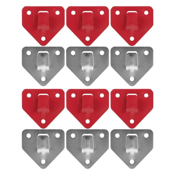 12Pcs Metal Fire Extinguisher Holder White Powder Coated for Office Use