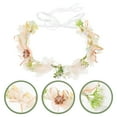 thumbnail image 3 of Artificial Floral Crown Elegant Girl Floral Wreath Crown Photo Wreath Prop, 3 of 9