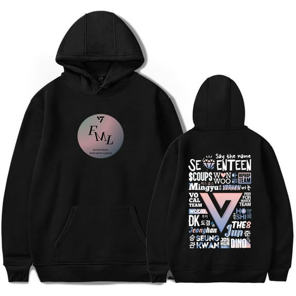 Seventeen Hoodie KPOP Merch Winter Men Women Long Sleeve Sweatshirt Streetwear