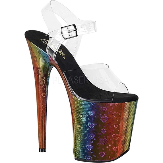Women's Pleaser Flamingo 808WR Ankle Strap Sandal