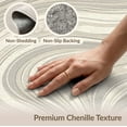 thumbnail image 6 of ODIKA 2'x3' Washable Accent Rug Abstract Way Transitional Smoky Cream Tones Layout Lightweight for Bedroom, Nursery, RV, Pet Friendly, Bedside Mat, 6 of 7