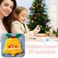 thumbnail image 5 of Usloyux Christmas Sewing Kit, Non-Woven DIY Threading Art forKids, Handmade Craft Material for Holiday Activity, Educational Art Project forChildren During Christmas Season, 5 of 6