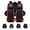 Black&Red, variant on Car Seat Covers Full Set,5 Seats Car Seat Covers Breathable Car Seat Protector Waterproof Fit For 2000-2024 Mazda 6, CX-5，CX-7
