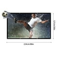 thumbnail image 6 of Screen 120-inch 16:9 Projector Screen Portable HD Projection Screen Foldable Wall Mounted For Home Theater Office Movies Indoors Outdoors, 6 of 7