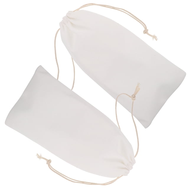 Raindrops 2PCS Dust Bags Velvet Drawstring Bags Soft Velvet Adjustable Drawstring Closure For Travel