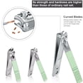 thumbnail image 2 of Nail Clippers and Beauty Tool Portable Set, Stainless Steel Manicure Set 12 in 1,for Home, Workplace, Outdoor Travel, Gift - Green, 2 of 5