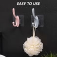 thumbnail image 3 of Dinheiro Paquete de 10 ganchos para puerta, colgador autoadhesivo montado en la pared para ducha, cocina, baño, toalla, abrigo, bolso, sombrero, llave, 3 of 6
