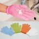 thumbnail image 2 of 2 guantes de baño exfoliantes de nailon para ducha, exfoliantes corporales para hombres, mujeres y niños (rosa), 2 of 7