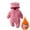 Pink, variant on CYRBOKO Toddler Boys Girls Fleece Pajamas One-pieces, Long Sleeve Sleepwear Unisex Thermal Fall Zipper One-piece Pink Size 12-18 Months