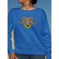 thumbnail image 2 of Ethnic Goat Head Sweatshirt Women -Image by Shutterstock, Female Medium, 2 of 4