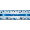 thumbnail image 2 of Kitchen Rugs and Mats Set of 1 Merry Christmas Blue Xmas Balls Pine Needles Kitchen Sink Mat,Non-Slip Area Runner Rug,Washable Floor Mat for Home Dining Room Office 20"x47", 2 of 6