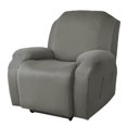 thumbnail image 4 of Stretch Sofa Slipcover ,Spandex Jacquard Non Slip Soft Couch Sofa Cover, Washable Furniture Protector with Elastic Bottom for Kids, Pet（Middle Gray）, 4 of 6