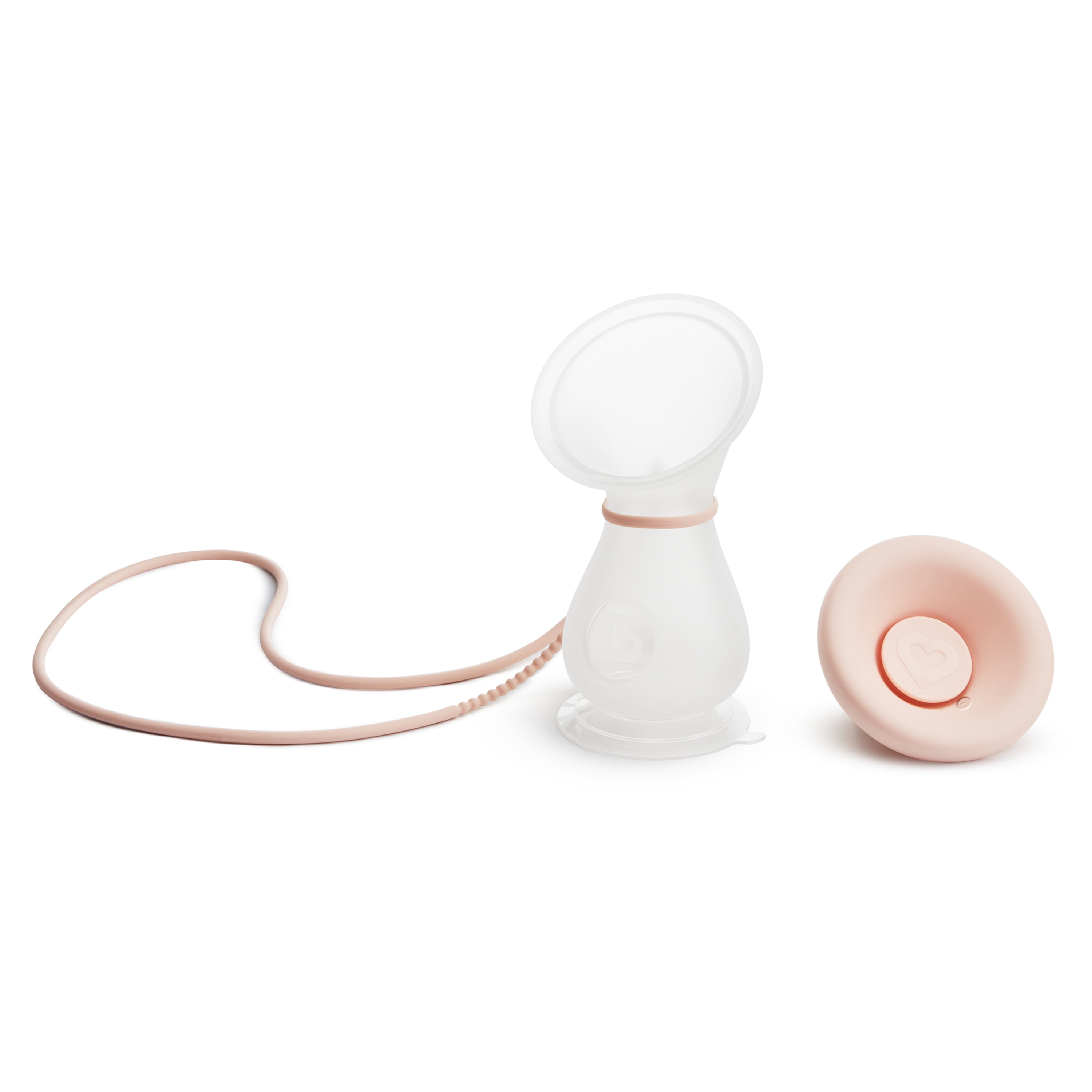 Munchkin® Silicone Manual Breast Portable Pump for at Home & On The Go, 4 oz Milk Capacity