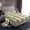 Green Beige, variant on jejeloiu Vintage Leaves Pattern Twin Sheet Sets,White Gray Bedding For Kids 3pcs