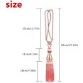 thumbnail image 2 of 1 Paire de Rideaux à Embrasses Traitements de Fenêtre Décoration Clgq-02 (Rose) Réutilisable, 2 of 4
