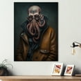 thumbnail image 2 of Designart Anthropomorphic Of Octopus Portrait II Canvas Wall Art, 2 of 5