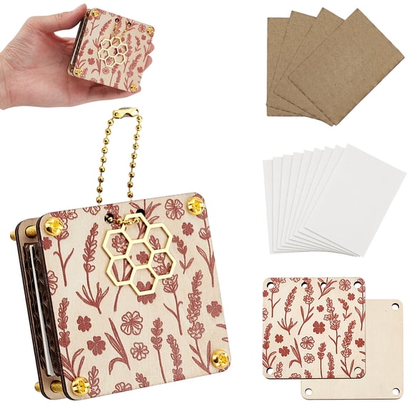 Pocket Flower Press Plant Preservation Kit Wooden Pocket Flower Pressing Portable Small Leaf Petal Preservation