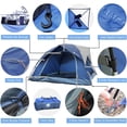 thumbnail image 7 of Roam Rider 3-4 Person Camping Tent,Outdoor Family Dome Tents,Easy Set Up Large Waterproof Tent for Camp with Top Rainfly,Breathable with 2 Doors & 2 Mesh Windows for Hiking Backpacking Traveling Camp, 7 of 7