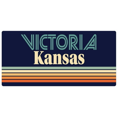 

Victoria Kansas 5 x 2.5-Inch Fridge Magnet Retro Design