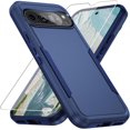 thumbnail image 1 of KOMI for Pixel 9 Pro XL Case,Google Pixel 9 Pro XL Case,with Screen Protector,[Military Grade Drop Tested] Heavy-Duty Tough Rugged Shockproof Protective Case for Google Pixel 9 Pro XL, Blue, 1 of 5