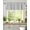 Black, variant on Farmhouse Rustic Wood Texture Kitchen Valances for Windows Yellow Grey Valance Curtains for Kitchen /Living Room/Bedroom/ Bathroom Decor, 42"x12 " ,Rod Pocket 1 Panel,