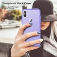 thumbnail image 4 of JETech Glitter Case for iPhone Xs Max, 6.5-Inch, Bling Sparkle Shockproof Phone Bumper Cover, Cute Sparkly for Women and Girls (Light Purple), 4 of 7