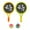 *0888-Multicolor, variant on Meggemo Gift Silent Indoor Outdoor Tennis Racket Toy - Entry-Level Sports Equipment, Family Interactive Game for Recreational Play and Skill Building (Lightweight Design)