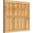 thumbnail image 2 of 32 1/4"W X 27"H Timbercraft Six 5 3/8" Boards Framed Board-N-Batten Shutters, Rough Sawn Western Red Cedar (Per Pair), 2 of 13
